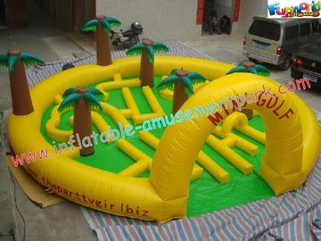 Kids Inflatable Sports Games , CE / EN14960 Mini Inflatable Golf Games