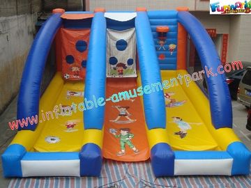Reinforced Safe Inflatable Sports Games Football / Soccer Goal Post CE / EN14960