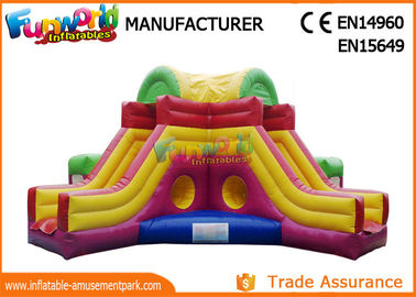 Mega Obstacle Course Inflatable Amusement Park Playground / Inflatable Fun City