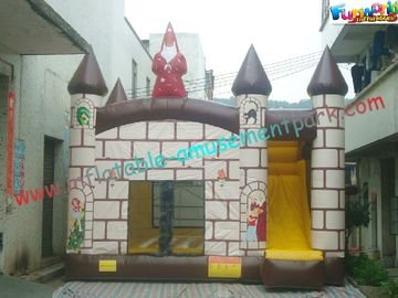 OEM Outdoor Inflatable Bouncer Slide Commercial / Home Use For Kids