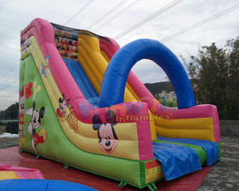 Disney Mickey Mouse Inflatable Bouncy Slide Commercial Grade PVC Slipping Games