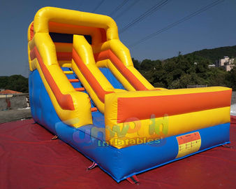 Commercial Inflatable Dry Slide Bouncer For Kids And Adults / Blow Up Land Slide