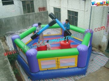 Commercial Inflatable Sports Games , Outdoor Inflatable Gladiator Joust