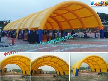 Waterproof Air Tight Inflatable Party Tent For Wedding Exhibition Yellow
