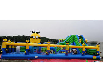 Fire Proof Inflatable Amusement Park Commercial Spongebob Bounce House