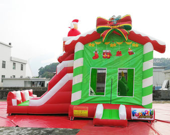 Hotel Christmas 0.55mm Inflatable Bouncer Slide