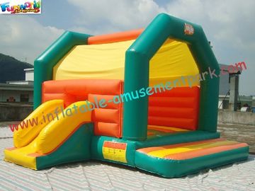 Commercial Customized Inflatable Bouncer Slide , Kid Inflatable Castle Slide 