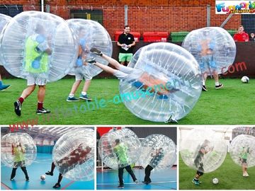 Transparent Body Zorb Ball / Bubble Football Ball / Bubble Bumper Ball With TPU
