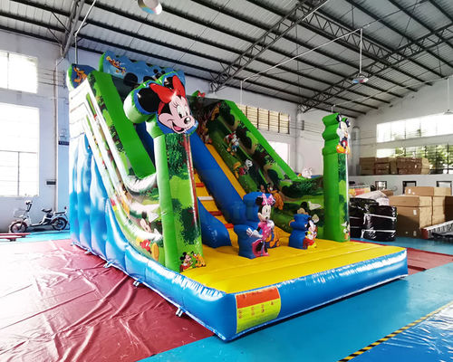 1000D Commercial Inflatable Slide Playground Jumping Bouncer