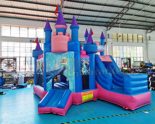 Plato Frozen Castle Bounce House Inflatable Bouncer Combo