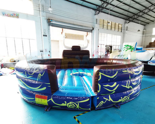 Interactive Bounce House Inflatable Sports Games Fighting Mechanical Rodeo Bull