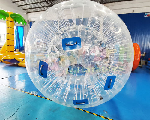 0.55mm PVC Inflatable Zorb Ball Transparent Ground Bubble Games Zorbing Ramp