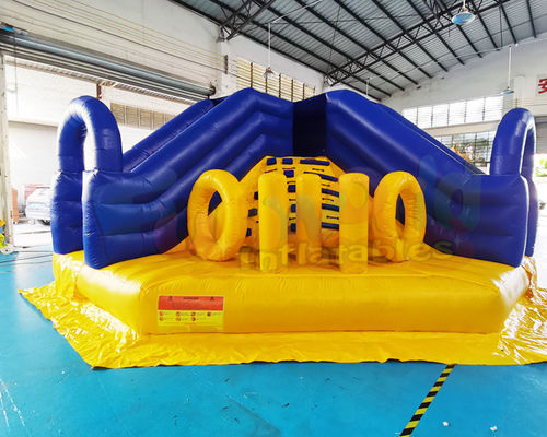 Double Stitching Commercial Inflatable Slide Playground Adult Bouncy Castle