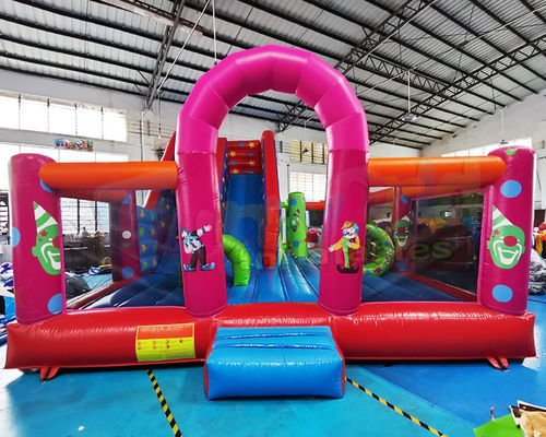 Plato Inflatable Bounce House Combo Amusement Park Bouncy Castle Slide