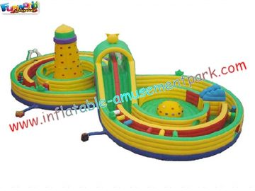 Outdoor Small Children Inflatable Amusement Park , Inflatable Sport Games Safe for Rental