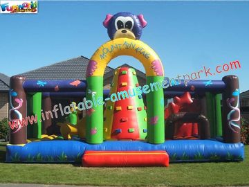 Commercial Grade Inflatable Amusement Park Kids Jumping Bouncers , PVC Tarpaulin