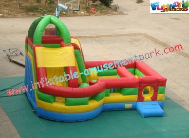 Waterproof Inflatable Bouncer Slide PVC Tarpaulin For Kids With Strong Handles