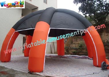 Custom 9M Inflatable Party Tent , PVC Tarpaulin / PVC Coated Nylon Dome Inflatable Tent