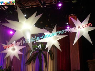 Inflatable Star Decoration with led light or common light (white color) for Exhibition