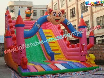 Outdoor Durable Cute Inflatable Commercial Inflatable Slide, jumping slide for rental