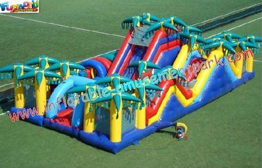 Outdoor Inflatables Obstacle Course, Inflatable tunnel Games Rentals for Kids