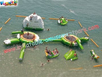 OEM Inflatable Water Toys inflatable iceberg, Inflatable Water Totter 0.9mm PVC tarpaulin