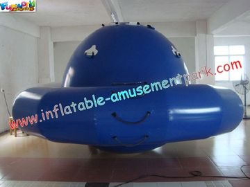 Customized durable Inflatable water saturn with printed logo  4M diameter x 1.9H meter