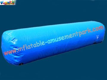 Custom Blue 0.9mm Durable Commercial Grade PVC Tarpaulin Inflatable Paintball Bunkers