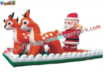 Outdoor Inflatable blow up christmas festival decorations snowman, Santa claus Promotional