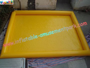 Custom 0.9MM PVC tarpaulin Inflatable Water Pool , Bumper Boat Use
