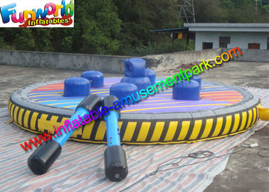 Interactive Game Inflatable Gladiator Jousting Ring With Joust Stick