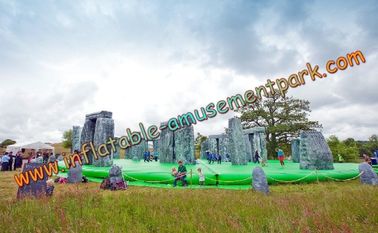 PVC Material Giant Stonehenge Inflatable Jumper Floor Sport Games