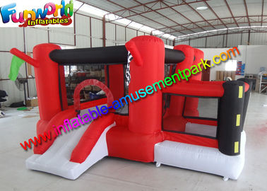 Customized Race Inflatable Jumping House , Mini Bouncing Castle For Kids