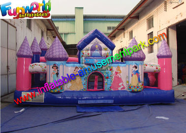 Amazing Fun Inflatable Amusement Park Princess Palace , Jumping Bouncer Playground