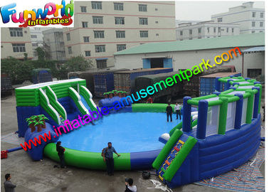 Large Inflatable Water Parks / Inflatable Aqua Park For Adults And Kids