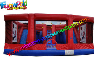 Funny Red EN71 Inflatable  Sports Games , Inflatable Twister Game for Rental