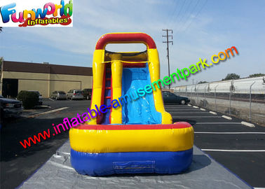 1000D PVC Tarpaulin Mini Inflatable Water Slide , Inflatable Wet Slides