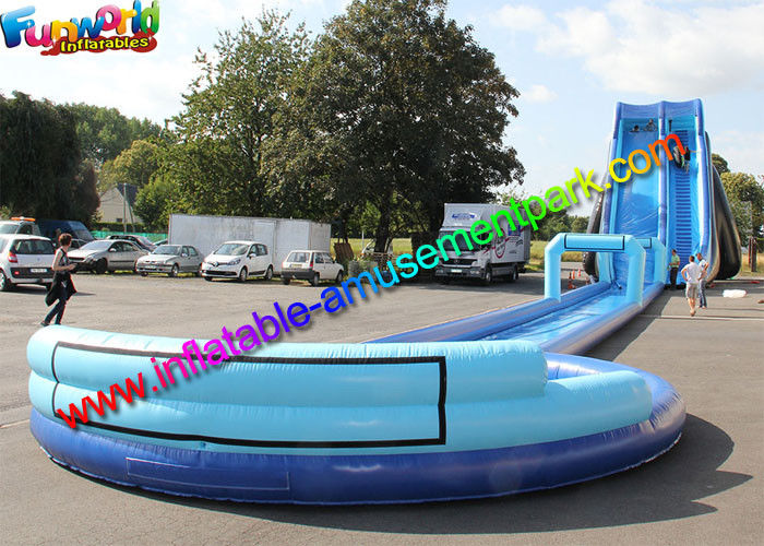 big pool with slide