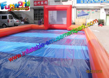 46 feet Inflatable Water Football Games Field , Inflatable Sport Court With Vinyl