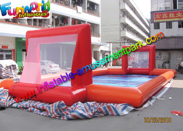 46 feet Inflatable Water Football Games Field , Inflatable Sport Court With Vinyl