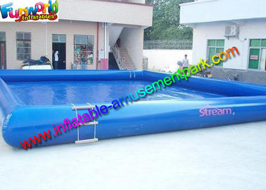 Plato 0.9mm PVC Blue Intex Inflatable Swimming Pools For Kids / Adults