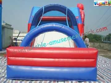 ISO Popular Spiderman Combo Inflatable Bouncer Slide For Pool