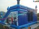 Forzen Inflatable Combo Moonwalk , Bouncer Pool Slide 10L x 8W x 5.2H Meter