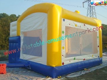 155KG Blue Inflatable Bouncy Castles Slide For Garden / Playground