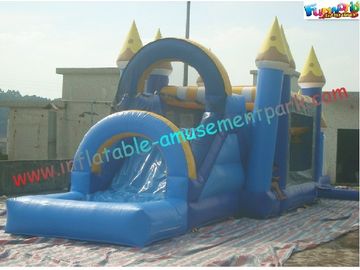 0.55mm PVC Tarpaulin Inflatable Obstacle Course , Jump Houses For Outdoor Game