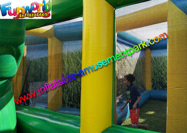 EN71 Awasome Sports Games Inflatable Corn Laser Maze  With Digital Painting Farm