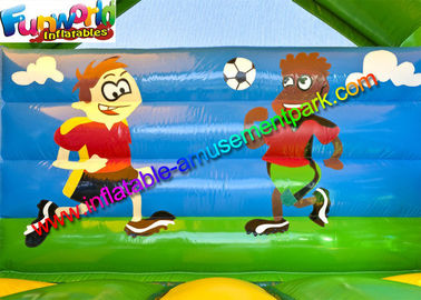 FIFA World Cup Inflatable Kids Bouncer Slide , Jumping Castle for Football Fan