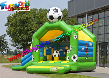 FIFA World Cup Inflatable Kids Bouncer Slide , Jumping Castle for Football Fan