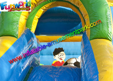 FIFA World Cup Inflatable Kids Bouncer Slide , Jumping Castle for Football Fan