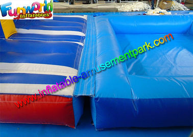 Family Size Outdoor Inflatable Water Slide ,  Climbing Slide With Pool  For Kids